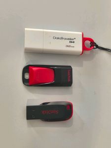 Pendrive Combo 32gb X 3, 16gb*1