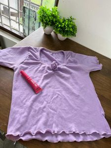 Cute Lavender Top