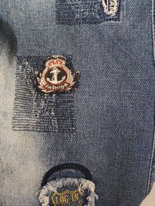 Patchwork Denim Jeans