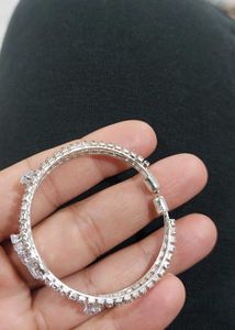 Sparkling Silver Kids Bracelet
