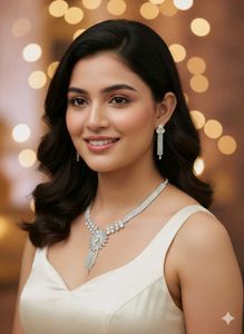 Elegant Silver-Tone Necklace Set