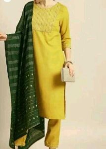 Yellow Kurta Set