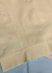 Pale Yellow Back Botton Top