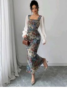 Floral Print Midi Dress