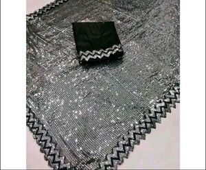 Sequence Work Saree In Bollywood Style