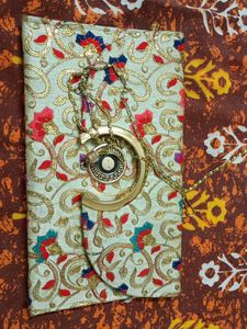 Jaipuri Embroidered Hand Bag Set Of Two Pieces