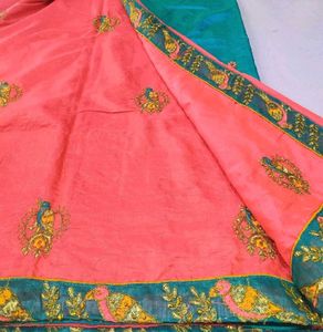 Elegant Embroidered Saree Sale New