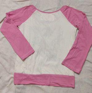 Cute Pink Sleeve Top