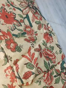 Floral Print Kurta
