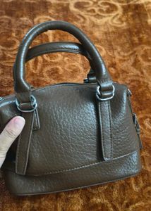 Brown Leather Satchel Bag