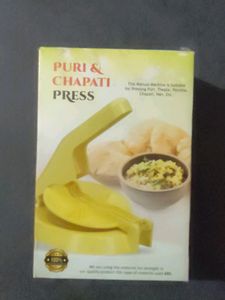 Brand New,Puri & Chapati Press. Never Used.