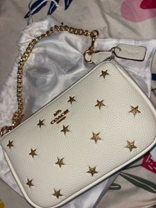 White Nolita Stars - Coach Bag