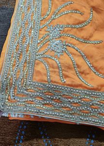🧡Bride Saree Full Heavy For Wedding 🧡