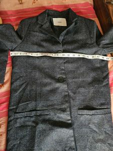 Checked Long Winter Coat