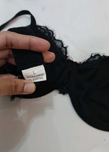 Elegant Black Lace Bra