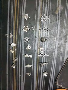 Oxidised Silver Charms