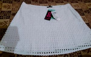 With Tag Ginger White Chikankari Skirt🤍