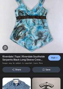 Ethereal Paisley Pinteresty Fairycore Top