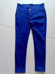 Blue High Waisted Jeans