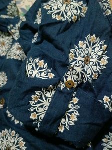 Floral Print Kurta
