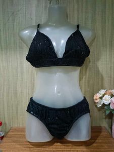 Sparkling Black Bikini Set