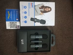 Free Delivery:-Mak Dual Wireless Mic {New}