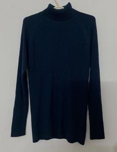 Mast &amp; Harbour Navy Blue Turtle Neck Sweater
