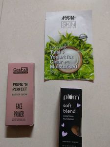 plum liquid foundation 130N + free korean face mas