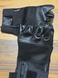 Black Leather Gloves