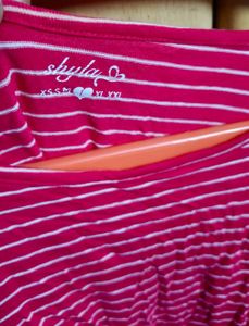 Striped Cold Shoulder Top