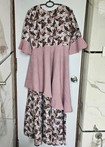 Butterfly Print Maxi Dress