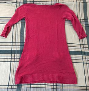 Pink Express Sweater Dress