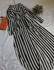 Striped Shirt Dress