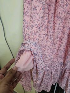 Georgette Pink Dress