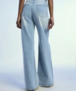 Light Wash Wide Leg Jeans