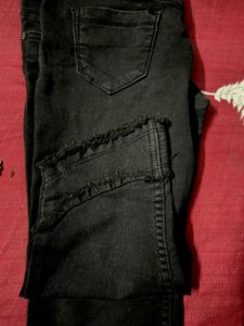 Denim Black  Capri
