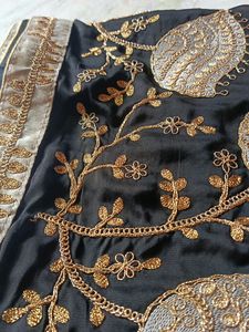 Saree With Stone Work