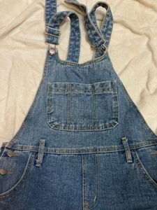Denim Overalls Skirt