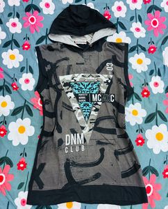 y2k hooded vest