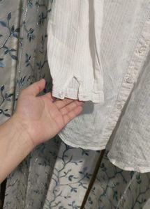 Denim Co. Over Size Shirt