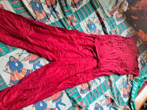 Mehroon Colour Jumpsuit For Teenage Girls.