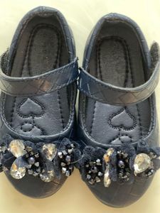Kids Blue Dressy Shoes