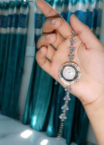 Elegant Beaded Bracelet Watch