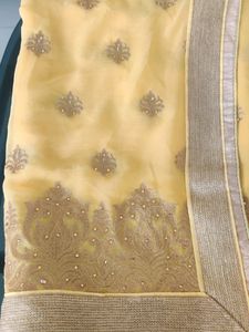 Yellow Saree (With Blouse Piece)