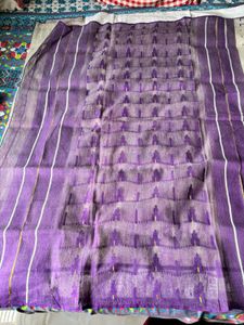 pure cotton needle jamdani saree