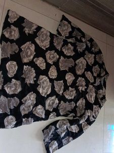 Floral Print Short Kurti