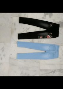 Floral Jeans Bundle - 2 Pairs