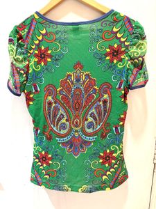Beautiful Boho Embellished Imported MeshTop