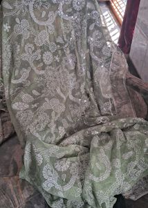 Green Sequin Fabric