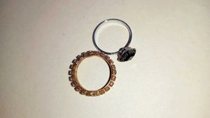 Black And Gold Rings